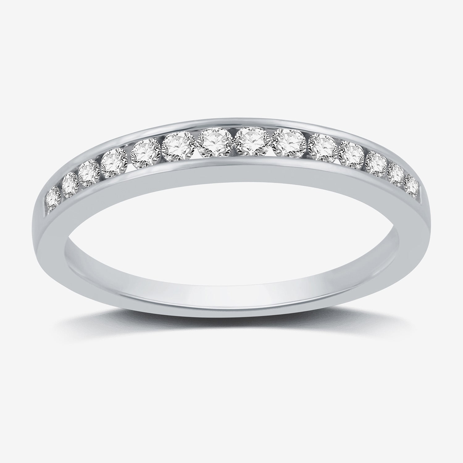 1/4 CT. T.W. Lab-Grown Diamond Wedding Band 10K or 14K Gold