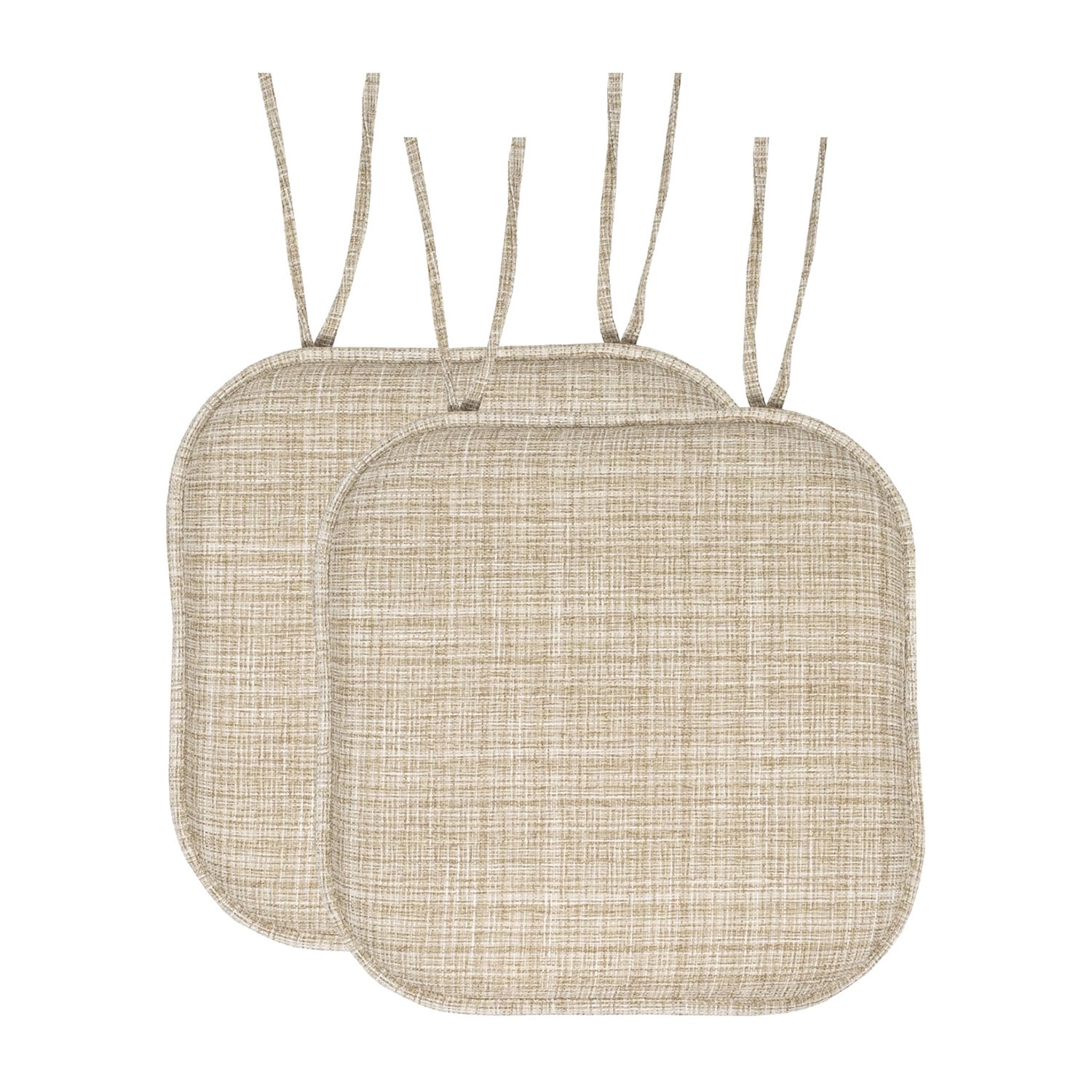 Sweet Home Collection™ Aria Memory Foam Non-Slip Chair Cushion with Ties