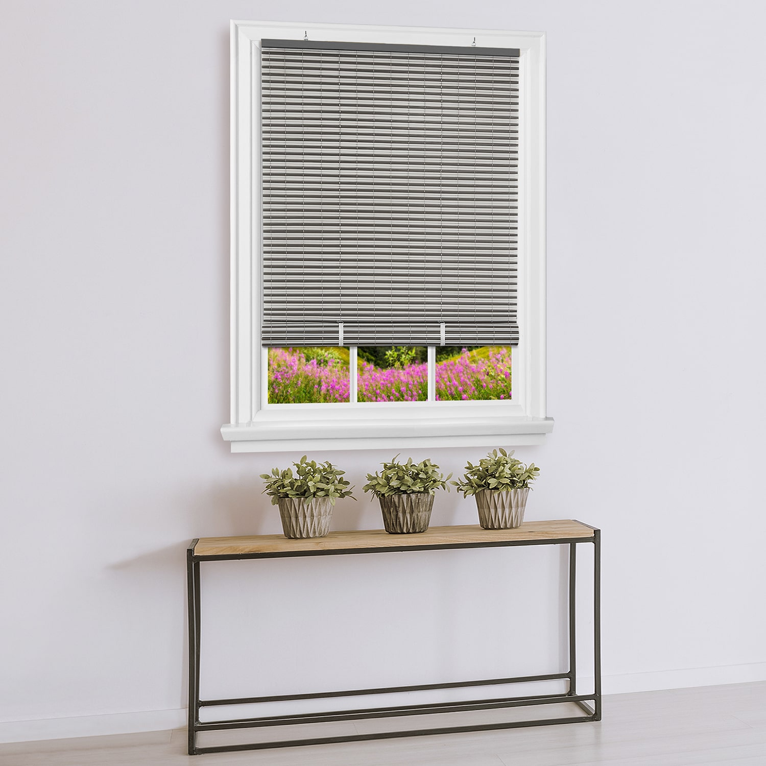 Achim Cordless Solstice Vinyl Roll-Up Blind Outdoor Shade