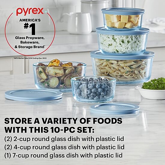 Pyrex Simply Store 10-pc. Glass Food Storage