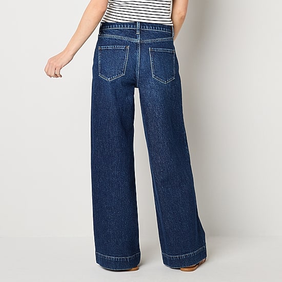 A.N.A Womens Tall High Rise Wide Leg Jean