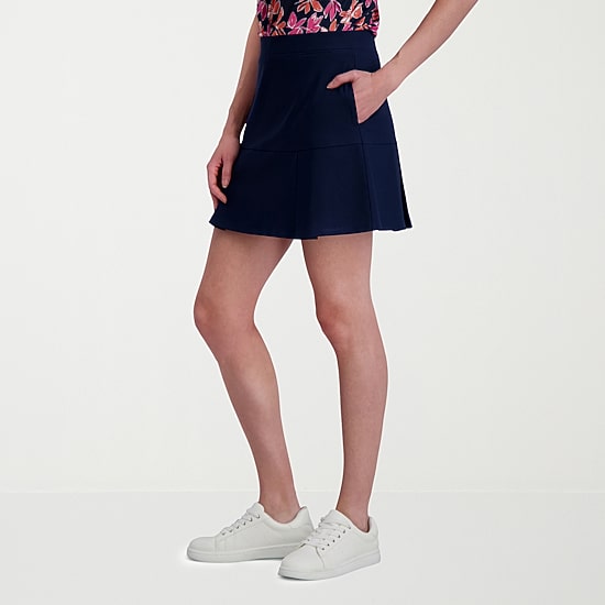 Stella Parker Womens Mid Rise Scooter Skirt