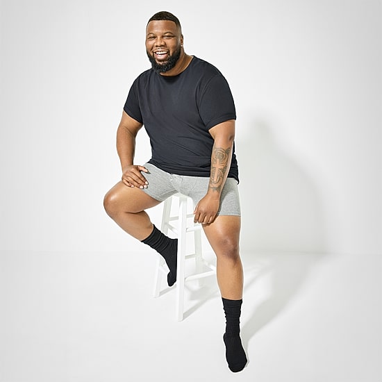 Shaquille O'Neal XLG™ Activated Cooling Mens 3 Pack Short Sleeve Crew Neck T-Shirt Big