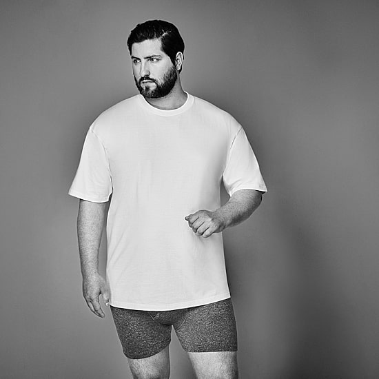 Stafford Heavyweight Mens 4 Pack Short Sleeve Crew Neck T-Shirt Extra Tall