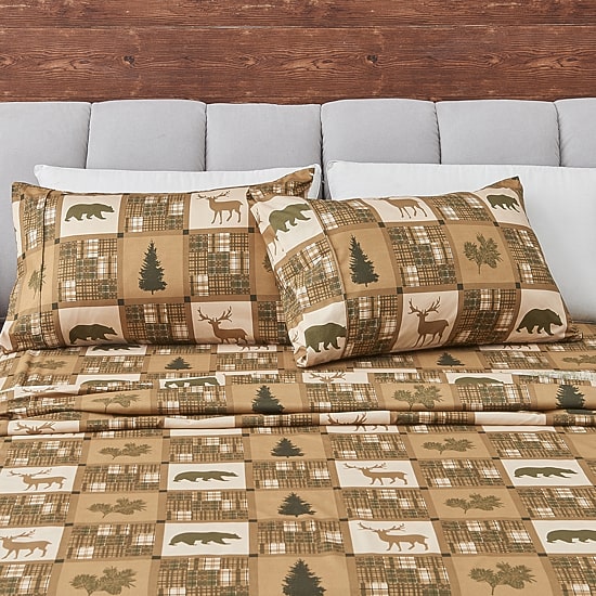 Linery Rustic Lodge Sheet Set
