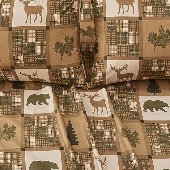 Linery Rustic Lodge Sheet Set