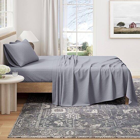 Linery Heathered Jersey Sheet Set