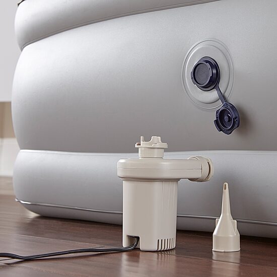 Beautyrest Sky Rise Raised Adjustable Comfort Coil Top Air Bed with A/C Express Pump