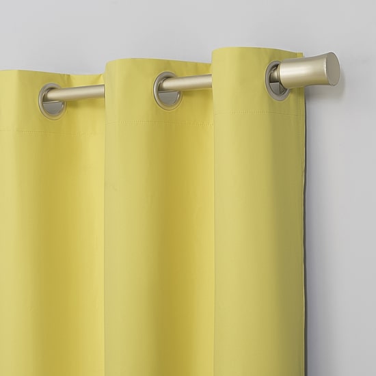 Sun Zero Harper Grommet Top Energy Saving 100% Blackout Single Curtain Panel