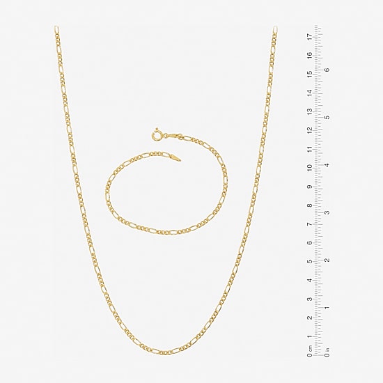 Made in Italy Womens 24K Gold Over Silver 2-pc. Jewelry Set