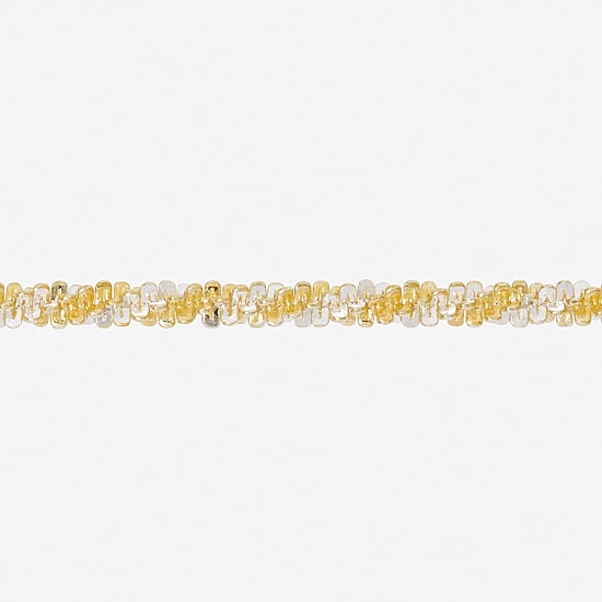 Made in Italy Womens 24K Gold Over Silver Sterling Silver 18 Inch Chain Necklace