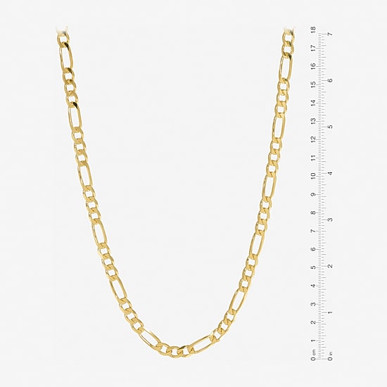 Made in Italy Womens 24K Gold Over Silver 24 Inch Link Necklace