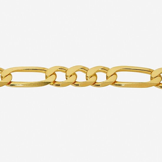 Made in Italy Womens 24K Gold Over Silver 24 Inch Link Necklace