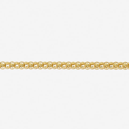 Made in Italy Womens 24K Gold Over Silver Sterling Silver 24 Inch Perfectina Chain Necklace