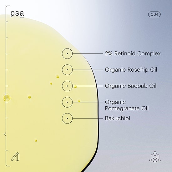 PSA Midnight Courage Rosehip & Bakuchiol Retinol Night Oil