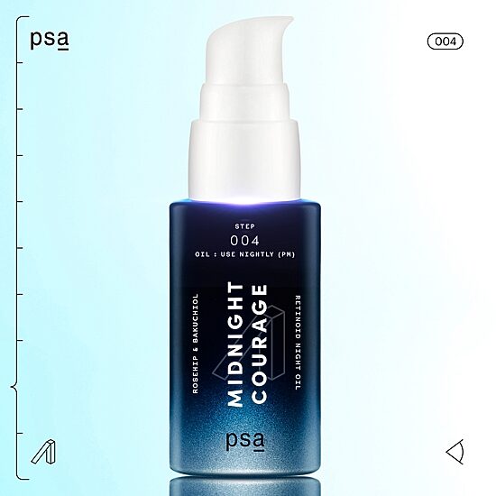 PSA Midnight Courage Rosehip & Bakuchiol Retinol Night Oil