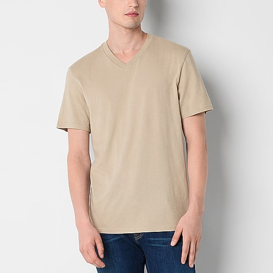Arizona Mens V Neck Short Sleeve T-Shirt