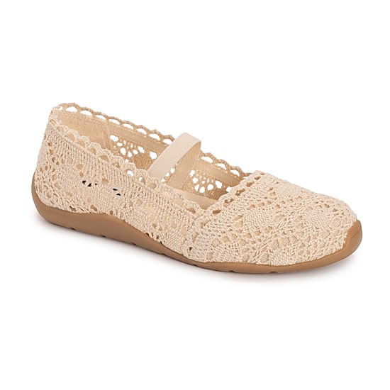 Muk Luks Shelby Ballerina Shoe Womens Round Closed Toe Ballet Flats