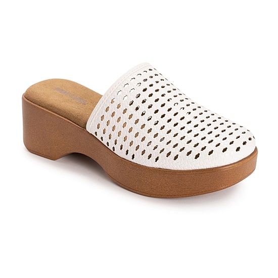 Muk Luks Womens Callen Clog Flat Sandals