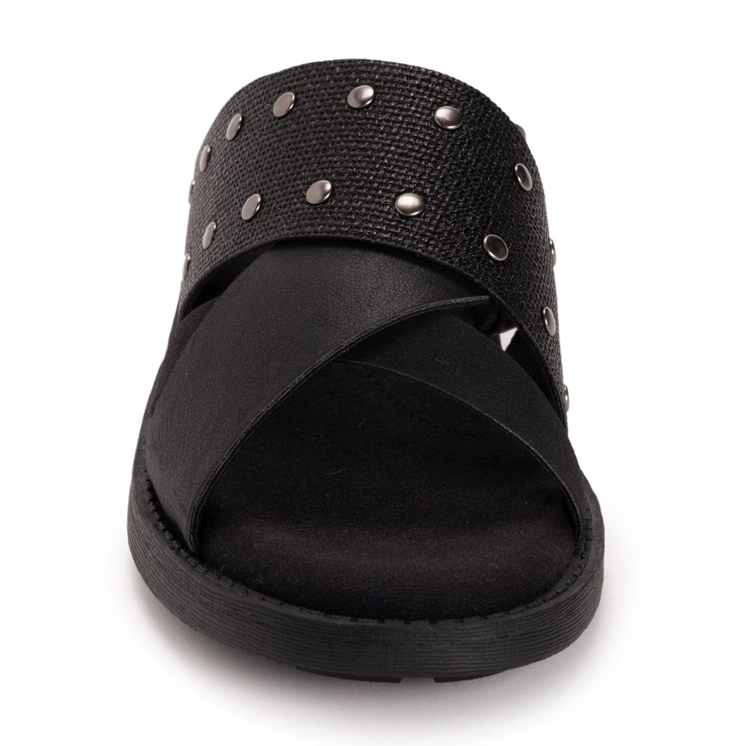 Muk Luks Womens Vittoria Sandal Criss Cross Strap Flat Sandals