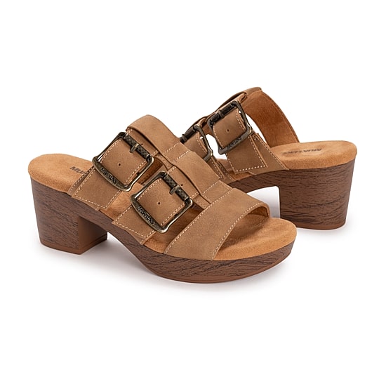 Muk Luks Womens Myra Heeled Sandals