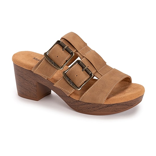 Muk Luks Womens Myra Heeled Sandals