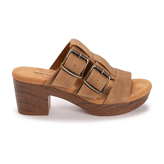 Muk Luks Womens Myra Heeled Sandals