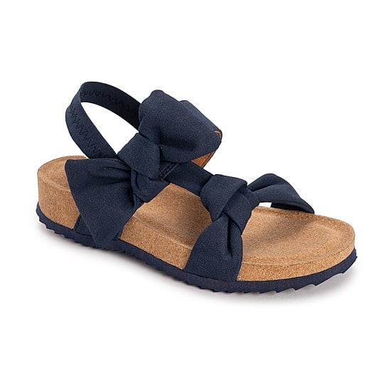 Muk Luks Pansy Sandal Womens Round Slip-On Shoe