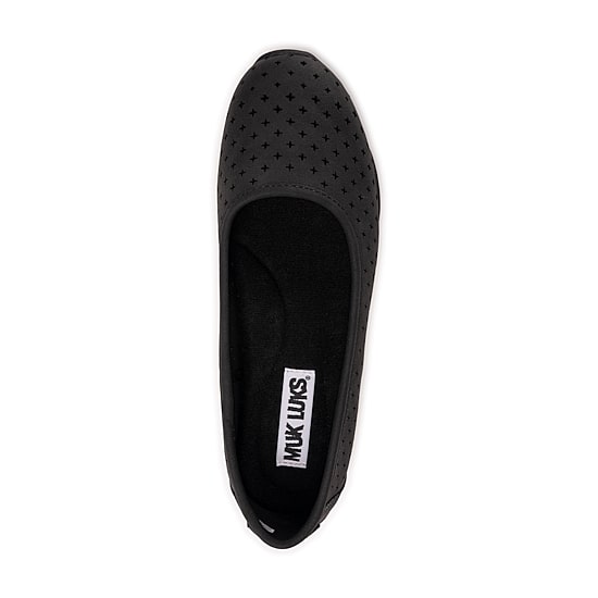 Muk Luks Solana Skimmer Shoe Womens Round Closed Toe Ballet Flats