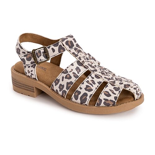 Muk Luks Vanilla Fisherman Womens Round Closed Toe Loafers, 11 Medium, Brown