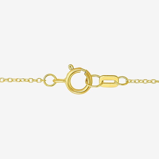 Gold Addiction Womens 10K Gold 16 Inch Link Chain Necklace