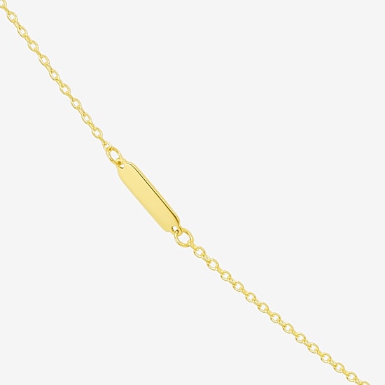 Gold Addiction Womens 10K Gold 16 Inch Link Chain Necklace