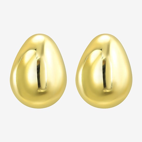 Gold Addiction 10K Gold 11mm Stud Earrings