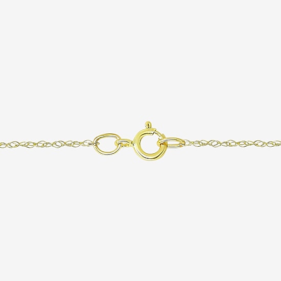 Gold Addiction Womens 10K Gold 18 Inch Pendant Necklace