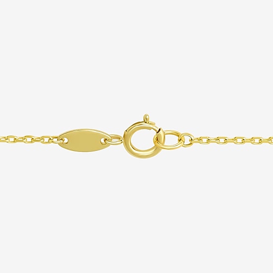 Gold Addiction Womens 10K Gold 16 Inch Pendant Necklace
