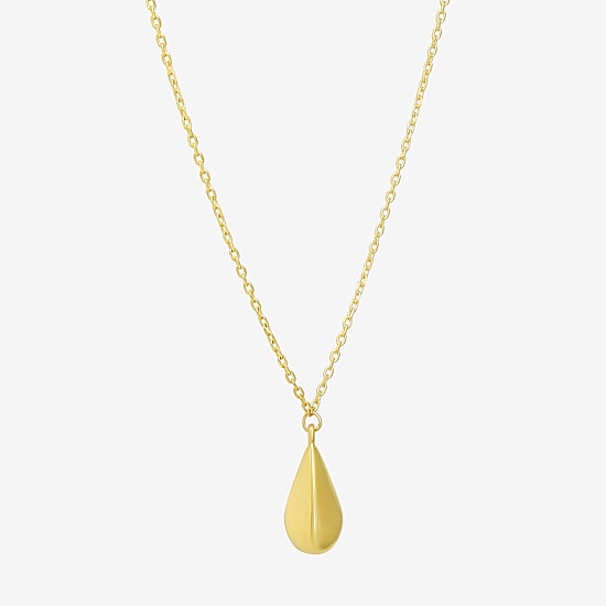 Gold Addiction Womens 10K Gold 16 Inch Pendant Necklace