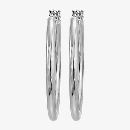 Womens 10K Gold 19mm Hoop Earrings