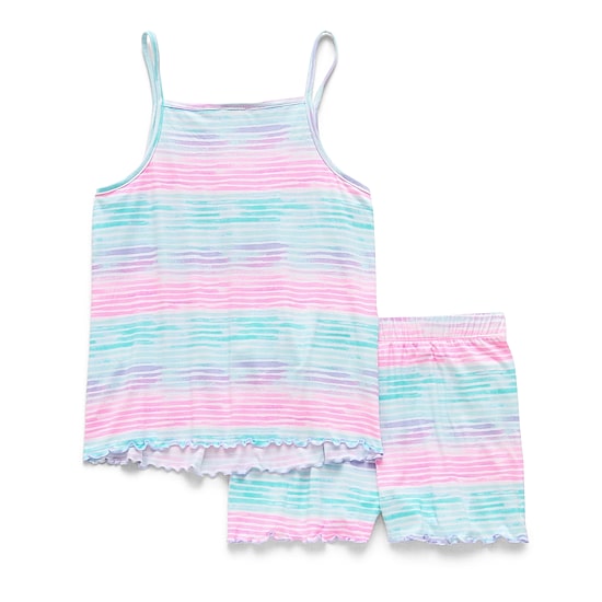 Dream Big Peace Out Little & Big Kid Girls Sleeveless 2-pc. Pajama Set