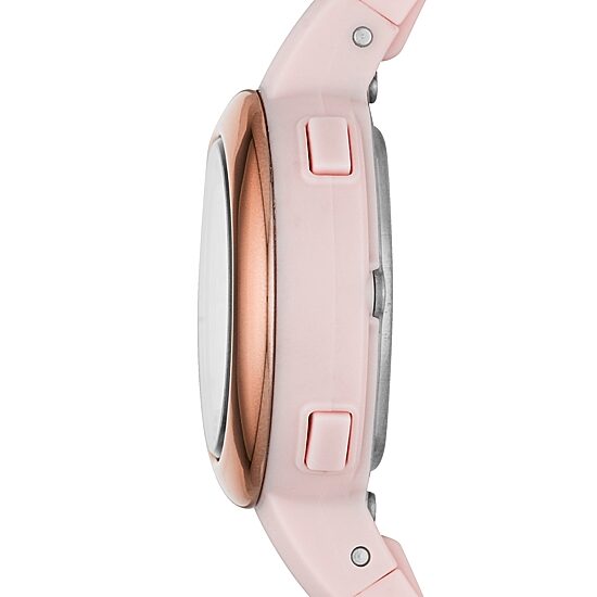 Skechers Sunridge Womens Digital Pink Strap Watch Sr2100