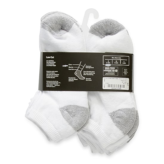 Xersion Little & Big Kid Boys Multi-Pack 10 Pair Low Cut Socks