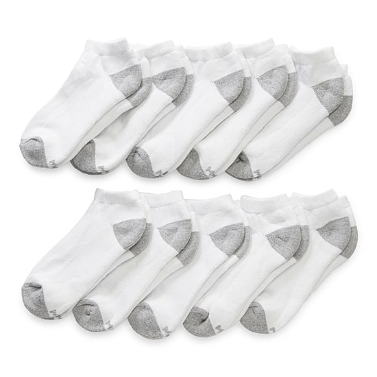 Xersion Little & Big Kid Boys Multi-Pack 10 Pair Low Cut Socks