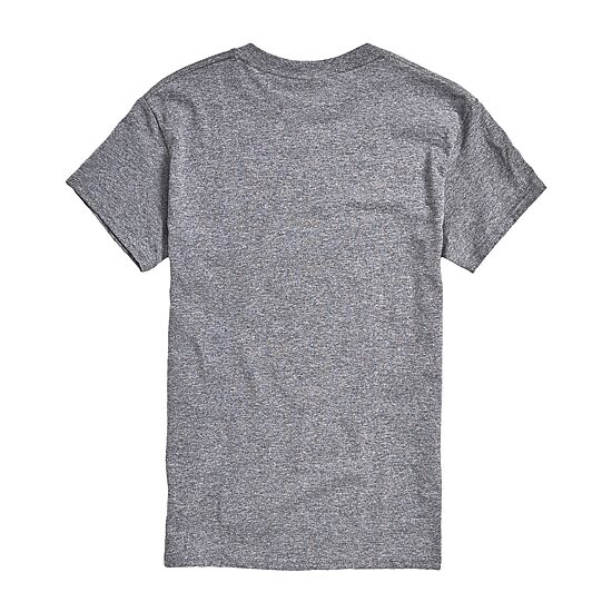 Mens Crew Neck Short Sleeve Regular Fit Graphic T-Shirt