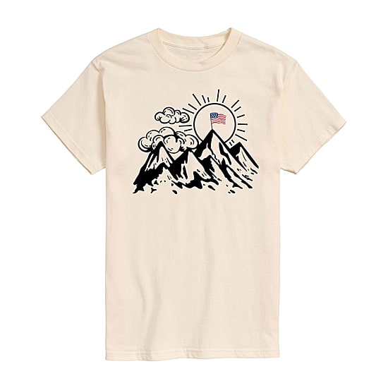 Mens Crew Neck Short Sleeve Regular Fit Graphic T-Shirt