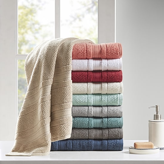 Madison Park Essentials Remy Cotton Super Soft Solid 6-pc. Quick Dry Solid Bath Towel Set