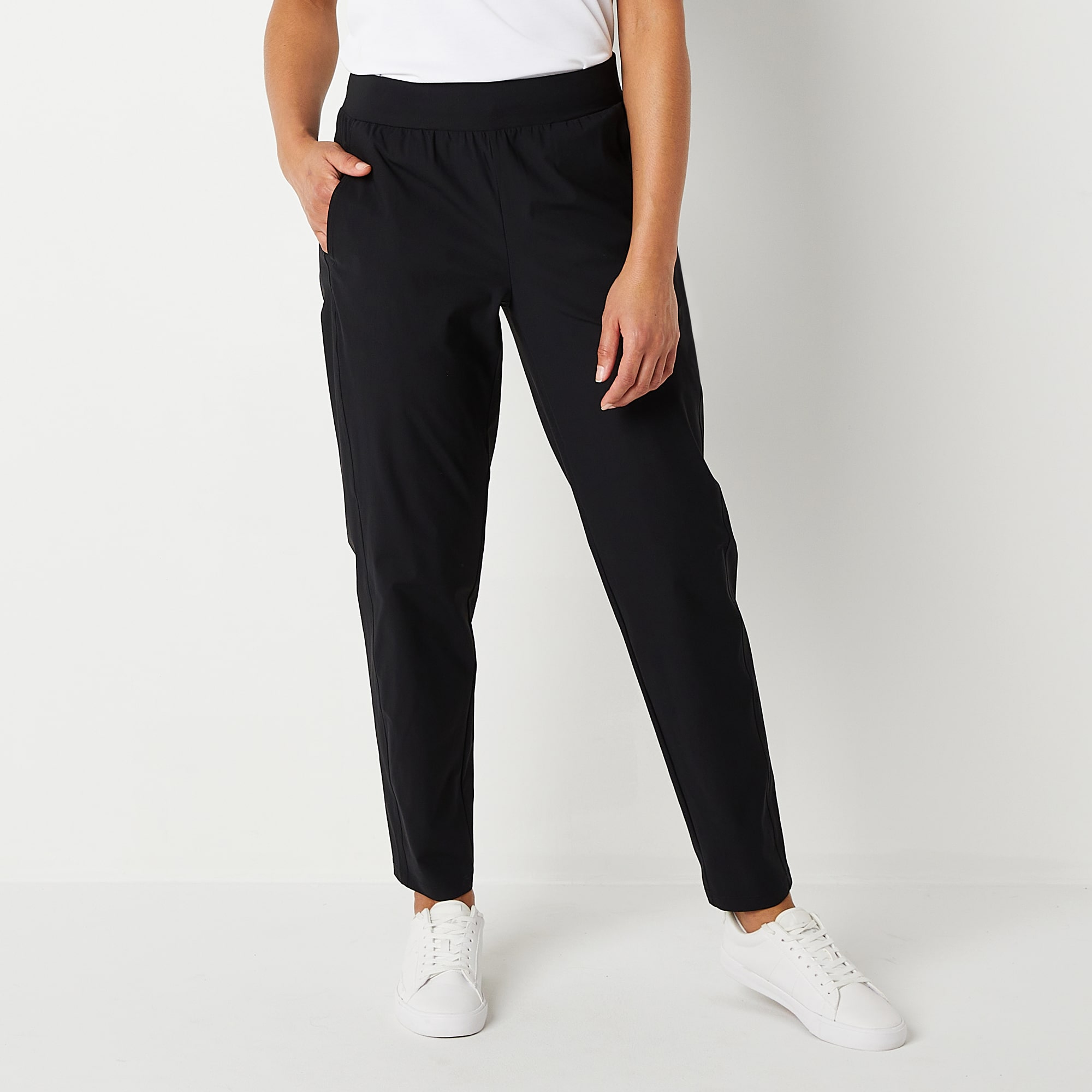 Stylus Womens Slim Mid Rise Jogger Pant