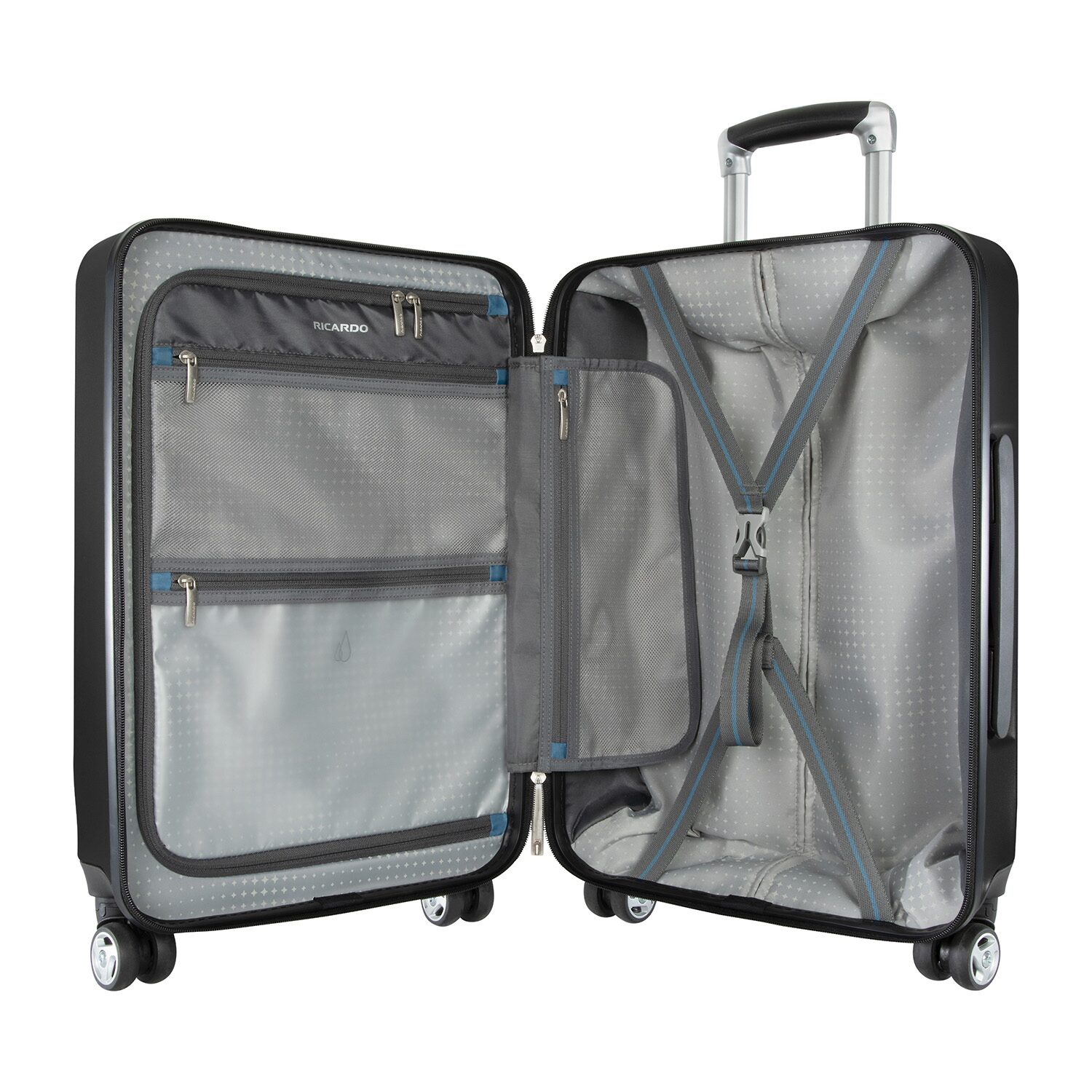 Ricardo Beverly Hills Melrose 20 Inch Hardside Expandable Lightweight Carry-On Spinner Luggage
