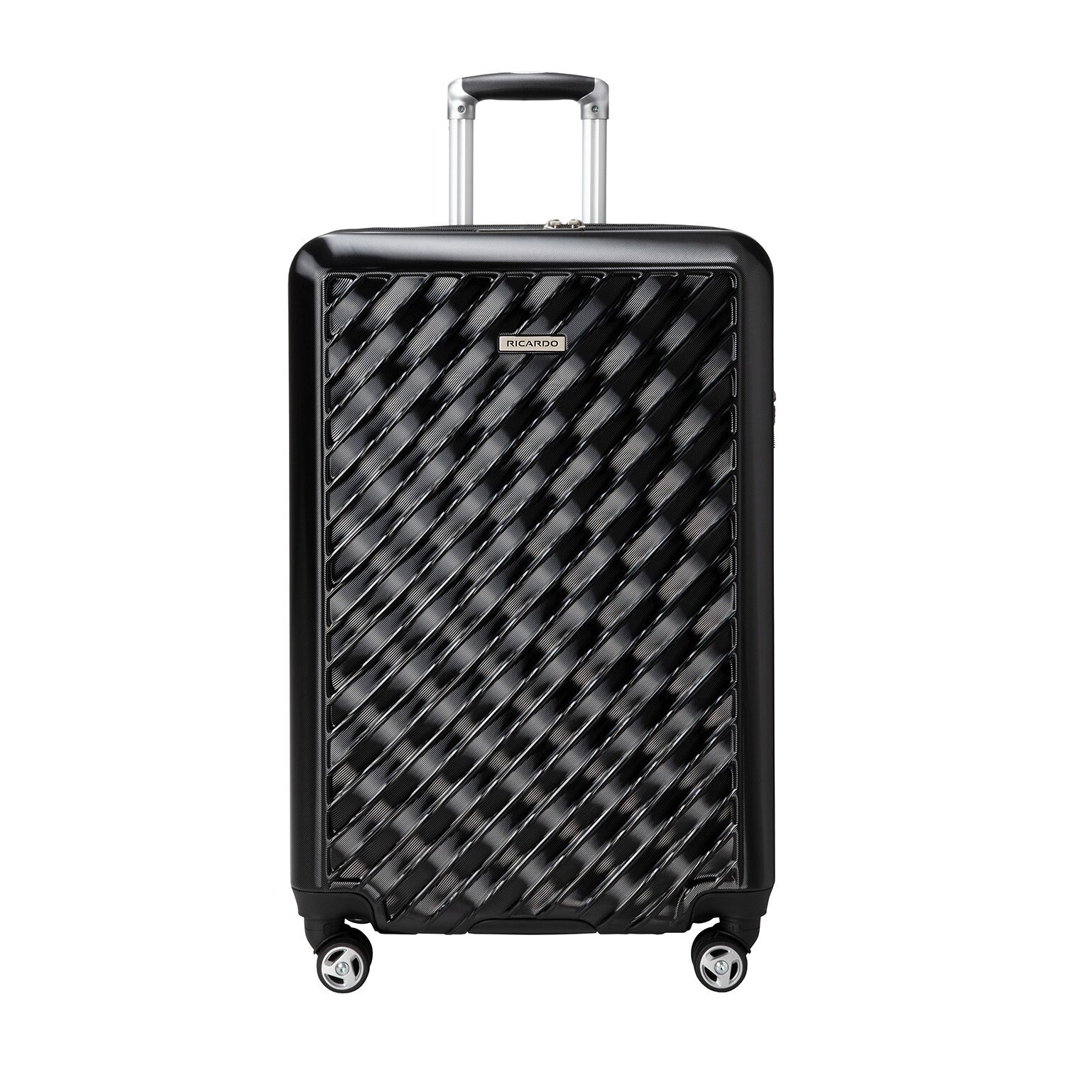 Ricardo Beverly Hills Melrose Inch Hardside Expandable LIGHTWEIGHT Checked Spinner Luggage