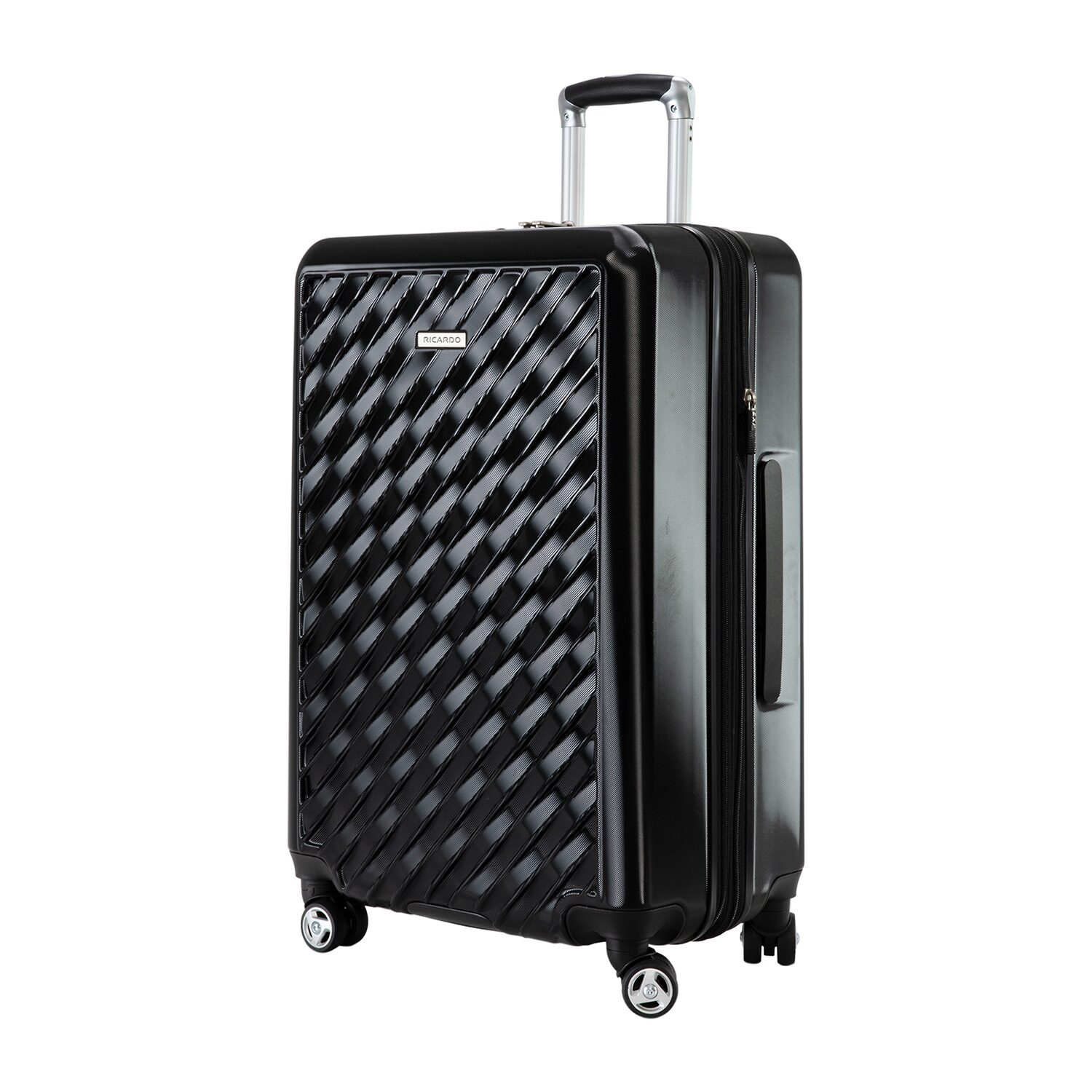 Ricardo Beverly Hills Melrose Inch Hardside Expandable LIGHTWEIGHT Checked Spinner Luggage