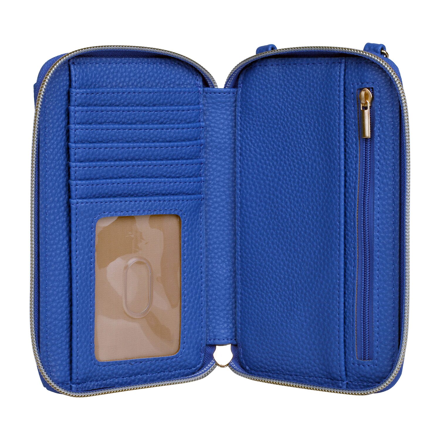 Julia Buxton Everywhere Crossbody Womens Rfid Blocking Wallet