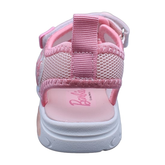 Barbie Light Up Toddler Girls Barbie Adjustable Strap Footbed Sandals